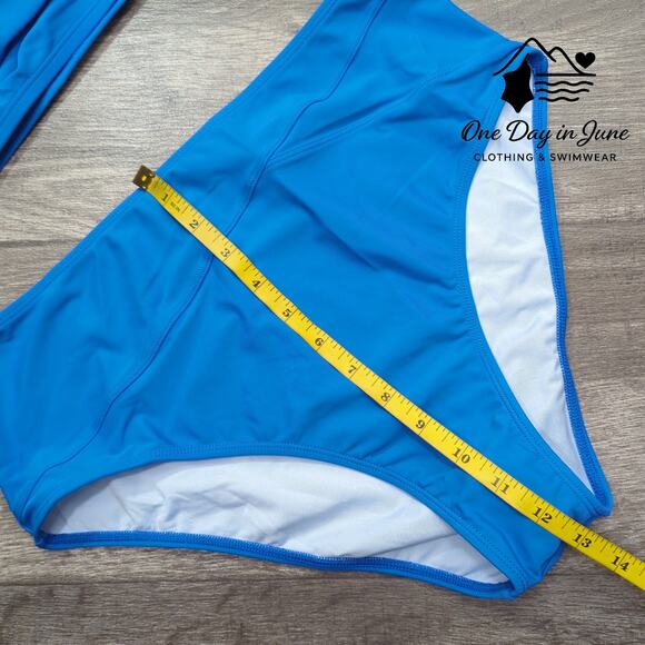 Cupshe Cross Front High Waist Bikini Swimsuit Size L - Picture 3 of 5